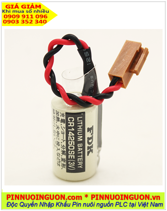 Pin FDK CR14250SE _Pin CR14250SE; Pin nuôi nguồn PLC FDK CR14250SE 1/2AA 850mAh _Xuất xứ NHẬT 